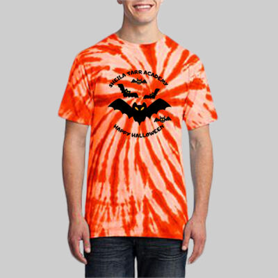 Adult Tie-Dye T-Shirt - Fall Holidays - Bats Thumbnail