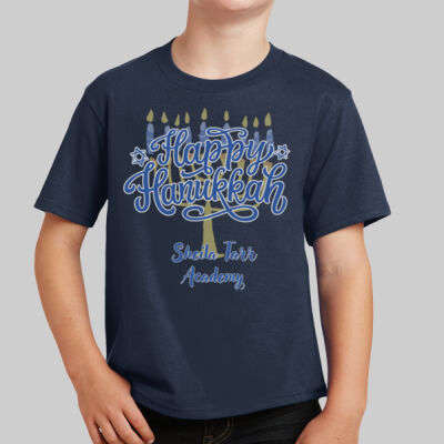 Youth T-Shirt - Winter Holidays - Happy Hanukkah Thumbnail